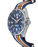 Buy Shop Tag Heuer Formula 1 Quartz Blue Dial Two Tone NATO Strap Watch for Men - WAZ1010.FC8196 USA Online