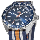 Buy Shop Tag Heuer Formula 1 Quartz Blue Dial Two Tone NATO Strap Watch for Men - WAZ1010.FC8196 USA Online