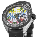 Buy Shop Tag Heuer Formula 1 Alec Monopoly Special Edition Black Rubber Strap Watch for Men - WAZ1119.FT8023 USA Online