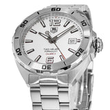 Buy Shop Tag Heuer Formula 1 Calibre 5 Automatic White Dial Silver Steel Strap Watch for Men - WAZ2114.BA0875 USA Online
