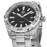 Buy Shop Tag Heuer Aquaracer Black Dial Silver Steel Strap Watch for Men - WBD1110.BA0928 USA Online