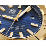Buy Shop Tag Heuer Aquaracer Blue Dial Two Tone Steel Strap Watch for Women - WBD1325.BB0320 USA Online