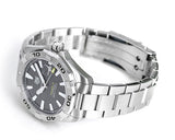 Tag Heuer Aquaracer Calibre 5 Grey Dial Silver Steel Strap Watch for Men - WBD2113.BA0928