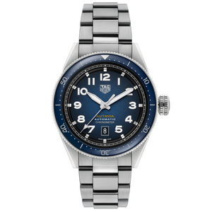 Buy Shop Tag Heuer Autavia Automatic Blue Dial Silver Steel Strap Watch for Men - WBE5116.EB0173 USA Online