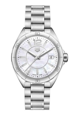 Buy Shop Tag Heuer Formula 1 Mother of Pearl White Dial Silver Steel Strap Watch for Women - WBJ1318.BA0666 USA Online