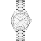 Tag Heuer Formula 1 Diamonds White Dial Two Tone Steel Strap Watch for Women - WBJ141AD.BA0974