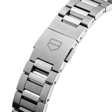 Buy Shop Tag Heuer Carrera Date Automatic 18K Pink Dial Silver Steel Strap Watch for Women - WBN2313.BA0001 USA Online
