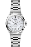 Buy Shop Tag Heuer Carrera Mother of Pearl Dial Silver Steel Strap Watch for Women - WBN2410.BA0621 USA Online