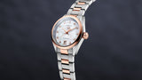 Buy Shop Tag Heuer Carrera Date Automatic Mother of Pearl Dial Two Tone Steel Strap Watch for Women - WBN2450.BD0569 USA Online
