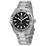 Buy Shop Tag Heuer Aquaracer Professional 200 Quartz Black Dial Silver Steel Strap Watch for Men - WBP1110.BA0627 USA Online