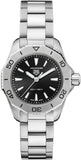 Buy Shop Tag Heuer Aquaracer Professional 200 Quartz Black Dial Silver Steel Strap Watch for Women - WBP1410.BA0622 USA Online