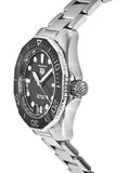 Buy Shop Tag Heuer Aquaracer Professional 300 Automatic Black Dial Silver Steel Strap Watch for Women - WBP231D.BA0626 USA Online