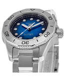 Buy Shop Tag Heuer Aquaracer Professional 200 Automatic Diamond Blue Dial Silver Steel Strap Watch for Women - WBP2411.BA0622 USA Online