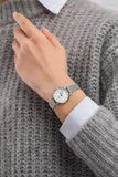 Buy Shop Daniel Wellington Classic Petite Sterling White Dial Silver Mesh Bracelet Watch for Women - DW00100442 USA Online