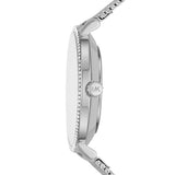 Buy Shop Michael Kors Pyper Quartz Mother of Pearl White Dial Silver Mesh Strap Watch For Women - MK4618 USA Online