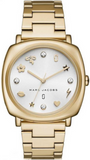 Buy Shop Marc Jacobs Mandy White Dial Gold Steel Strap Watch for Women - MJ3573 USA Online
