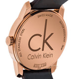 Buy Shop Calvin Klein City White & Gold Dial Brown Leather Strap Watch For Women - K2G23620 USA Online