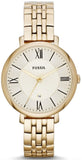 Buy Shop Fossil Jacqueline White Dial Gold Steel Strap Watch for Women - ES3434 USA Online