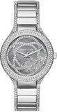 Buy Shop Michael Kors Kerry Mother of Pearl Dial Silver Strap Watch for Women - MK3480 USA Online