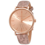 Buy Shop Michael Kors Addyson Quartz Rose Gold Dial Pink Leather Strap Watch for Women - MK2953 USA Online