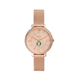 Buy Shop Fossil Jacqueline Quartz Rose Gold Dial Rose Gold Mesh Strap Watch for Women - ES4628 USA Online