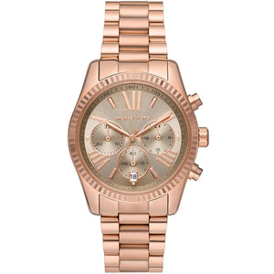 Buy Shop Michael Kors Bradshaw Chronograph Rose Gold Dial Rose Gold Steel Strap Watch for Women - MK5799 USA Online