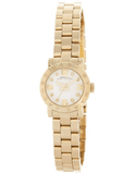 Buy Shop Marc Jacobs Amy Dinky White Dial Gold Steel Strap Watch for Women - MBM3226 USA Online