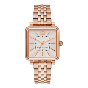 Buy Shop Marc Jacobs Vic Silver Dial Rose Gold Steel Strap Watch for Women - MJ3514 USA Online