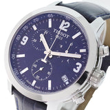 Buy Shop Tissot PRC 200 Chronograph Blue Dial Blue Leather Strap Watch For Men - T055.417.16.047.00 USA Online
