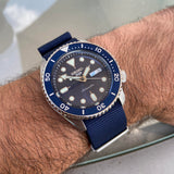 Buy Shop Seiko 5 Sports Automatic SKX Blue Dial Blue NATO Strap Watch For Men - SRPD51K2 USA Online