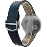 Buy Shop Cartier Ballon Bleu De Cartier Blue Dial Blue Leather Strap Watch for Men - WSBB0027 USA Online