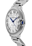 Buy Shop Cartier Ballon Bleu De Cartier Silver Dial Silver Steel Strap Watch for Men - WSBB0049 USA Online