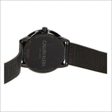 Buy Shop Calvin Klein Minimal Black Dial Black Mesh Bracelet Watch for Women - K3M22421 USA Online