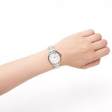 Marc Jacobs Roxy White Dial Silver Steel Strap Watch for Women - MJ3525