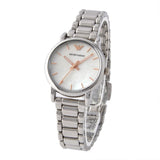 Buy Shop Emporio Armani Quartz White Dial Silver Steel Strap Watch For Men - AR90000 USA Online