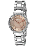 Buy Shop Fossil Virginia Taupe Dial Silver Steel Strap Watch for Women - ES4147 USA Online