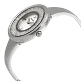 Buy Shop Swarovski Crystalline Pure White Dial White Leather Strap Watch for Women - 5275046 USA Online