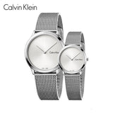 Buy Shop Calvin Klein Minimal SIlver Dial Silver Mesh Bracelet Watch for Women - K3M221Y6 USA Online