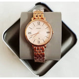 Buy Shop Fossil Jacqueline Rose Gold Dial Rose Gold Steel Strap Watch for Women - ES3435 USA Online