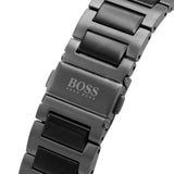 Buy Shop Hugo Boss Peak Black Dial Black Steel Strap Watch for Men - 1513814 USA Online