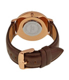 Buy Shop Daniel Wellington Classic Bristol White Dial Brown Leather Strap Watch For Men - DW00100009 USA Online