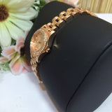Buy Shop Marc Jacobs Henry Rose Gold Dial Rose Gold Steel Strap Watch for Women - MBM3278 USA Online