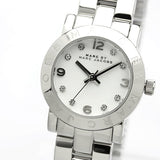 Buy Shop Marc Jacobs Mini Amy White Dial Silver Steel Strap Watch for Women - MBM3055 USA Online