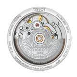 Buy Shop Tissot Chemin Des Tourelles Powermatic 80 Rubies Mother of Pearl Dial Silver Steel Strap Watch For Women - T099.207.11.113.00 USA Online