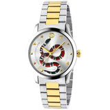 Buy Shop Gucci G Timeless Quartz Silver Dial Silver Steel Strap Watch For Women - YA1264075 USA Online