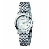 Buy Shop Gucci G Timeless Silver Dial Silver Steel Strap Watch For Women - YA126501 USA Online
