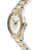 Buy Shop Gucci G Timeless Quartz Mother of Pearl Dial Two Tone Steel Strap Watch For Women - YA1265012 USA Online