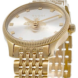 Buy Shop Gucci G Timeless Quartz Mother of Pearl Dial Gold Steel Strap Watch For Women - YA1265021 USA Online