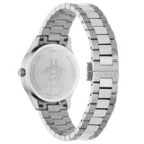 Gucci G Timeless Quartz Black Dial Silver Steel Strap Watch For Women - YA1264136