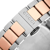 Gucci G Timeless Grey Dial Two Tone Steel Strap Watch For Women - YA126527